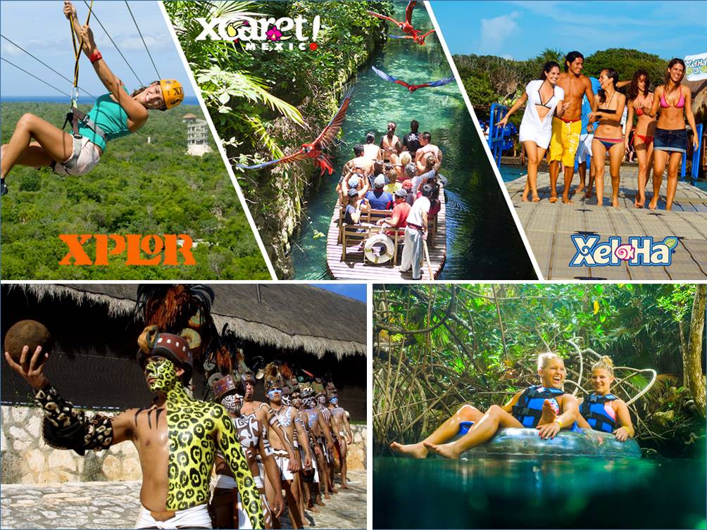 Explore the underwater wonders of Xel-Ha, Xcaret, Xenses with snorkeling adventures that reveal a vibrant marine life and stunning coral reefs.
